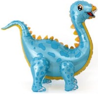 Ходячая фигура динозавр Стегозавр голубой